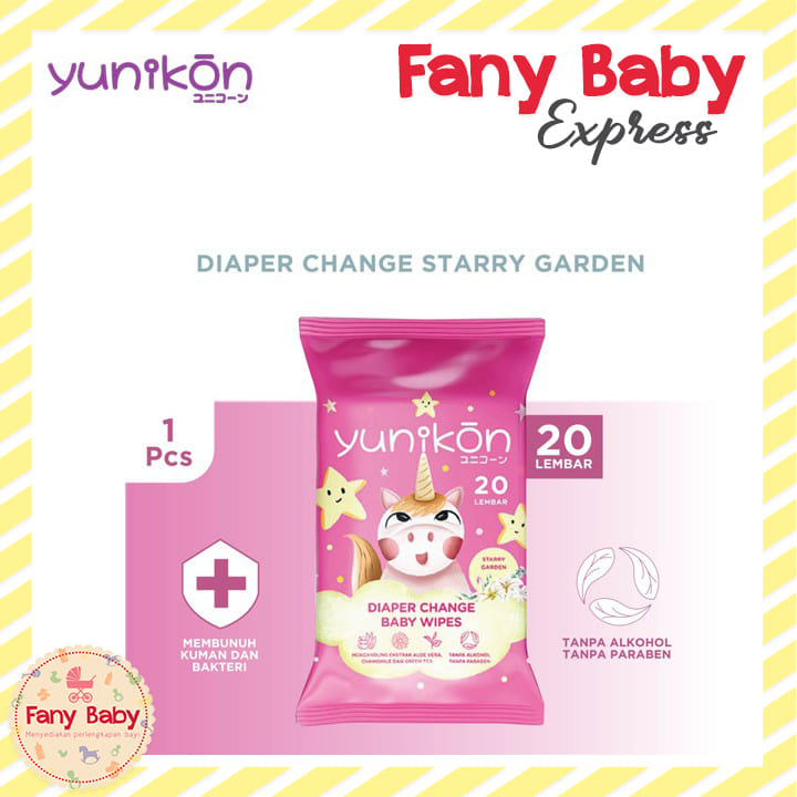 YUNIKON WET WIPES 20 SHEETS