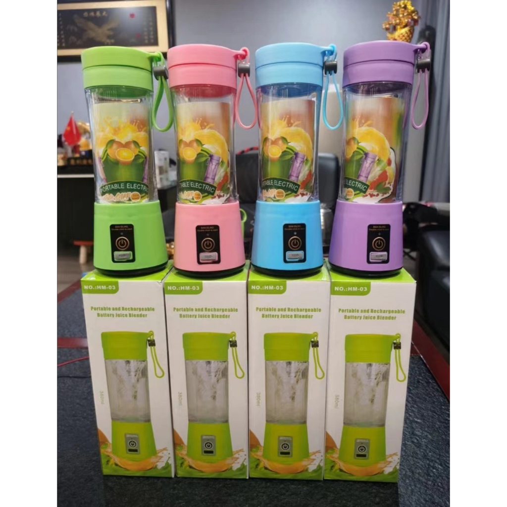 BLENDER JUICE CUP MINI PORTABLE TERMURAH | USB BLENDER JUICER | 380ml