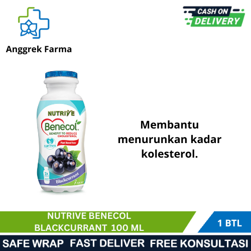 

NUTRIVE BENECOL RASA BLACKCURRANT 100 ML / MINUMAN UNTUK PENURUN KOLESTEROL