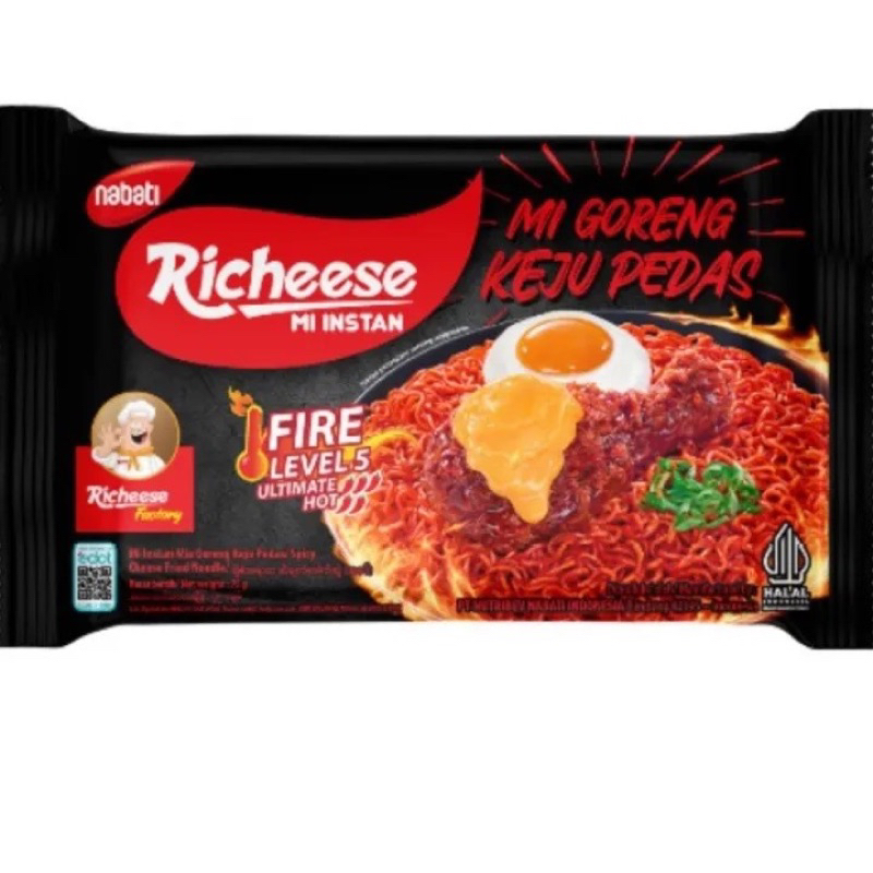 

BANTING HARGA RICHEESE MIE GORENG KEJU LVL 5 isi 5 Bungkus