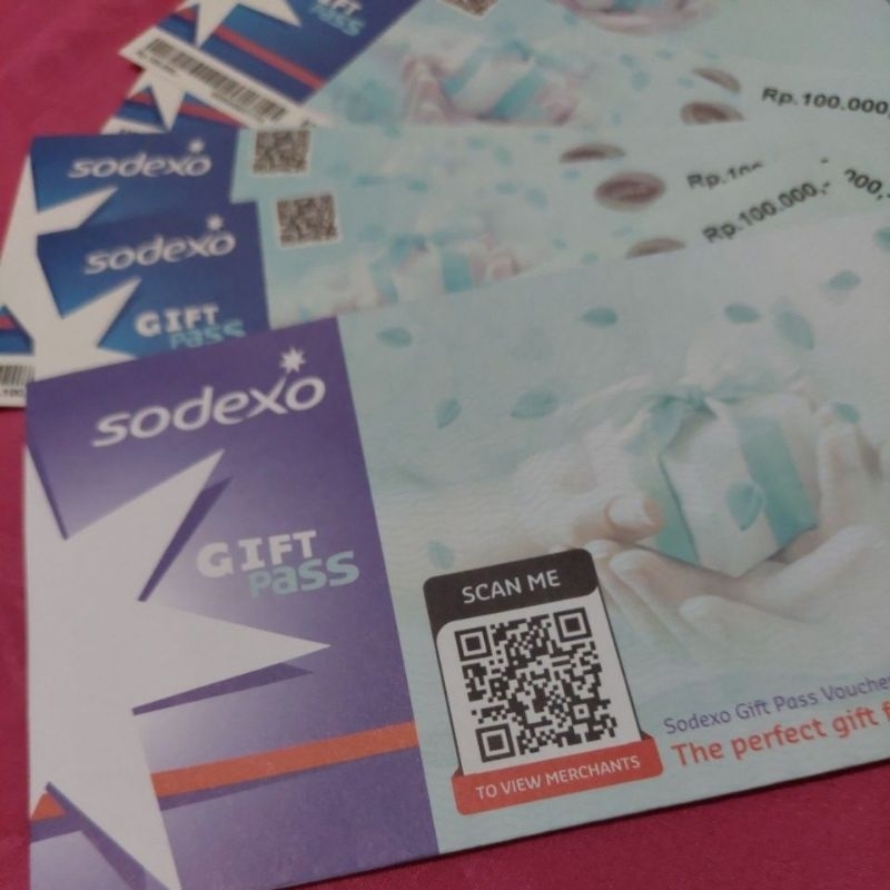 Voucher Sodexo Gift Pass Rp 100.000
