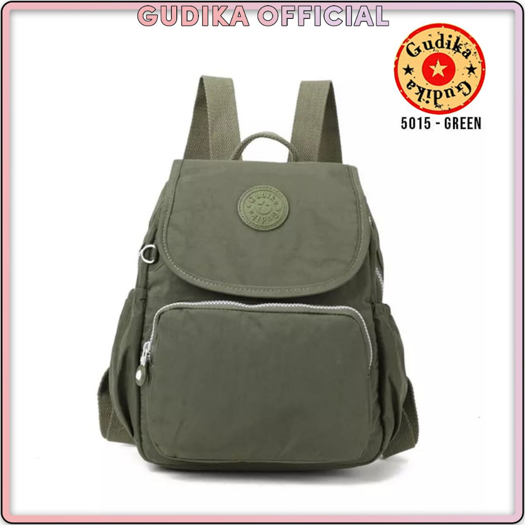 GUDIKA 5015 | Backpack Waterproof Wanita Tas Ransel Laptop Anti Air Import Original | Ransel Cewek | Ransel Perempuan | Tas Wanita