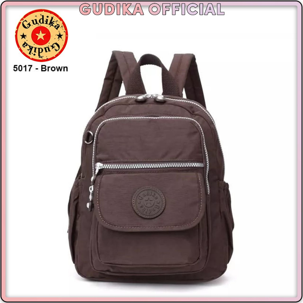 GUDIKA 5017 | Backpack Waterproof Wanita Tas Ransel Laptop Anti Air Import Original | Ransel Cewek | Ransel Perempuan | Tas Wanita