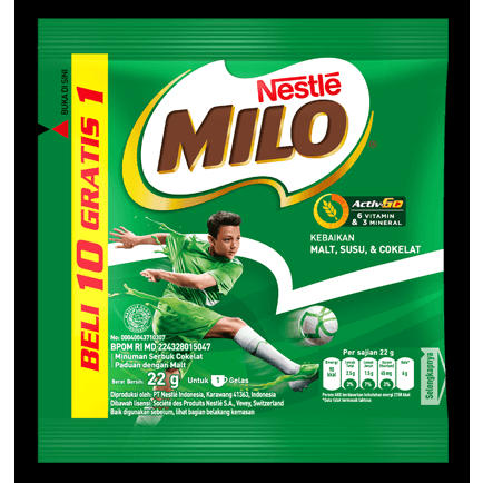 

MILO SCHET ISI 10PCS & MILO 110ML