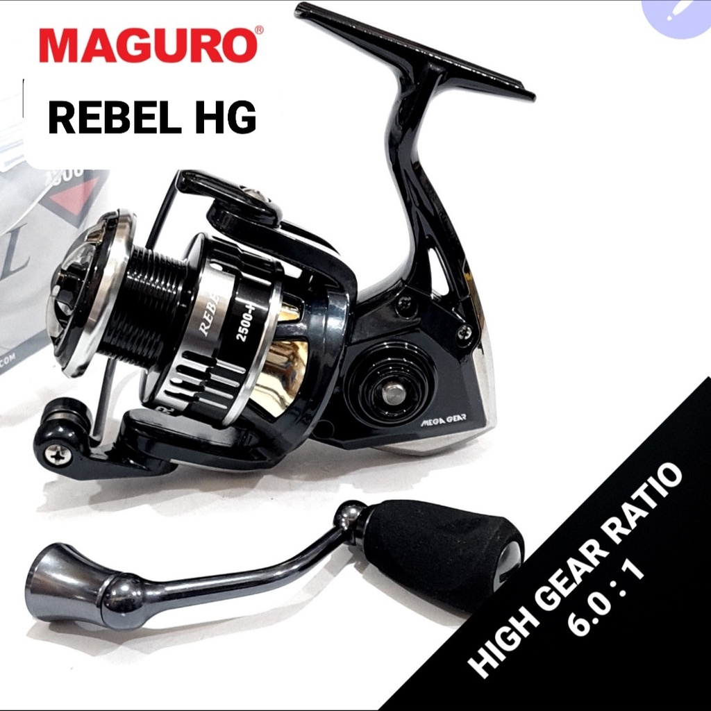 Reel SPINNING MAGURO REBEL (POWER HANDLE)