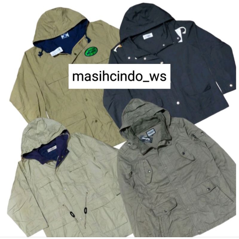 Jaket parka outdoor winbreaker m65 snowboard branded murah masih cindo