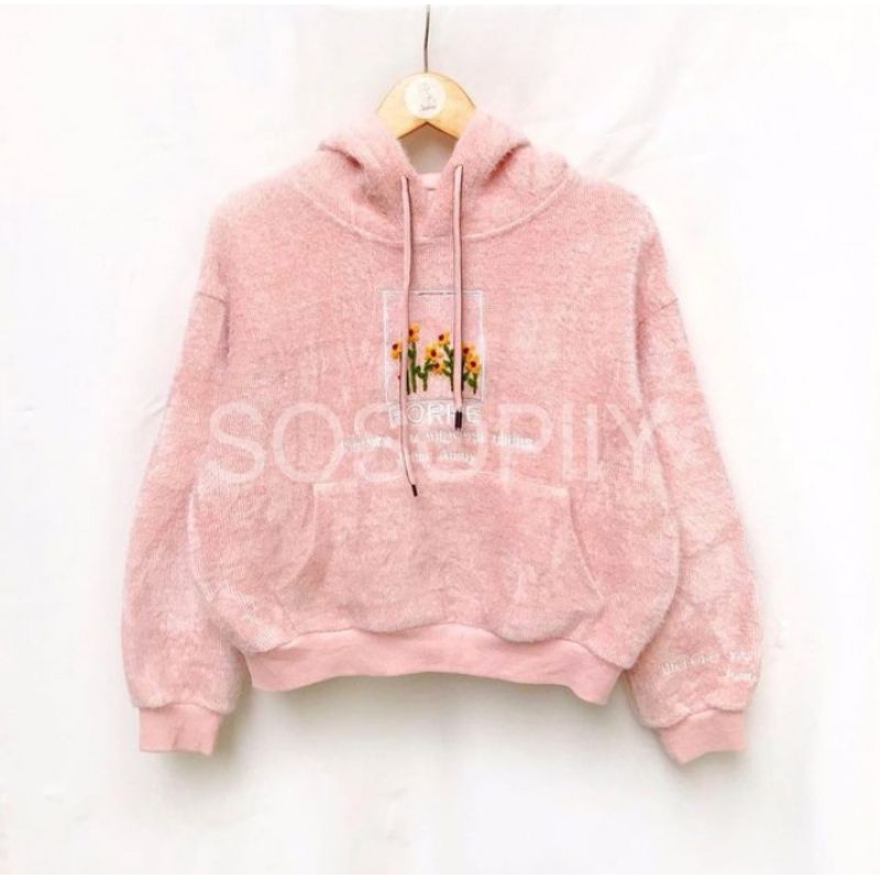 HOODIE VELVET FUZZY