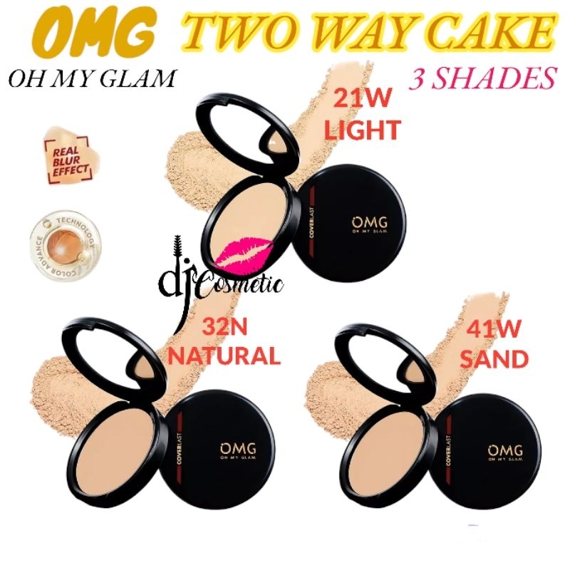 OMG Oh My Glam Two Way Cake | Bedak Padat [3 Shades]