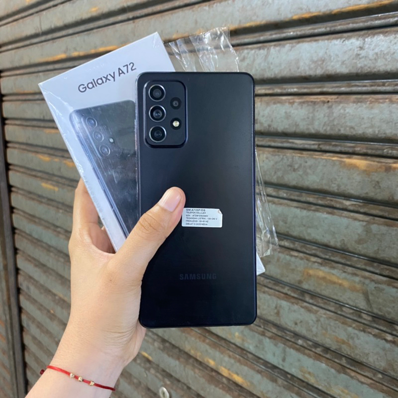 Samsung A72 Ram 8/128gb second Bekas Pakai normal Resmi Fullset original
