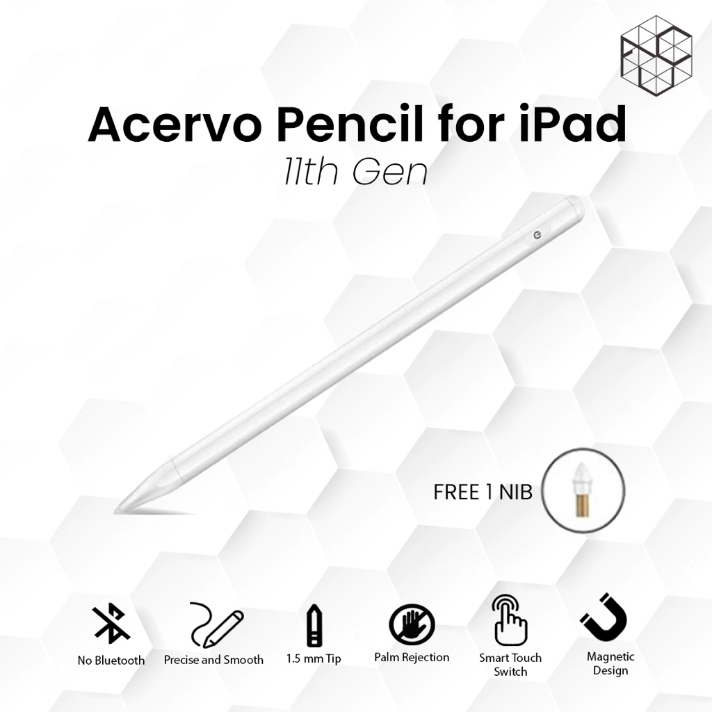 Acervo Pencil Stylus Pen 11th Gen with Palm Rejection and Magnetic Adsorption Design Capacitive Pencil