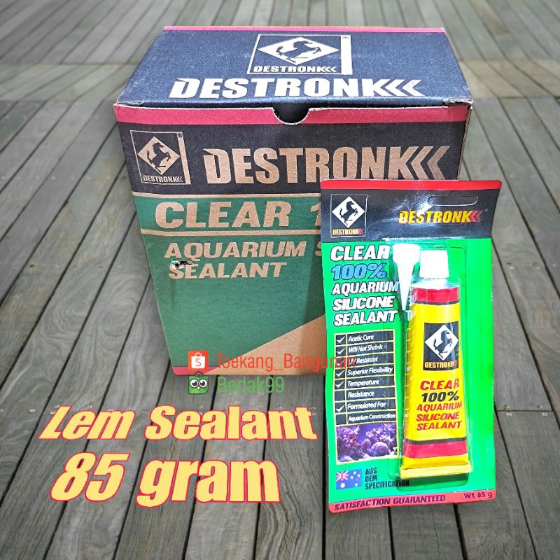 

Lem Sealant Tube Destronk 85 gram Lem Kaca Tube Besar
