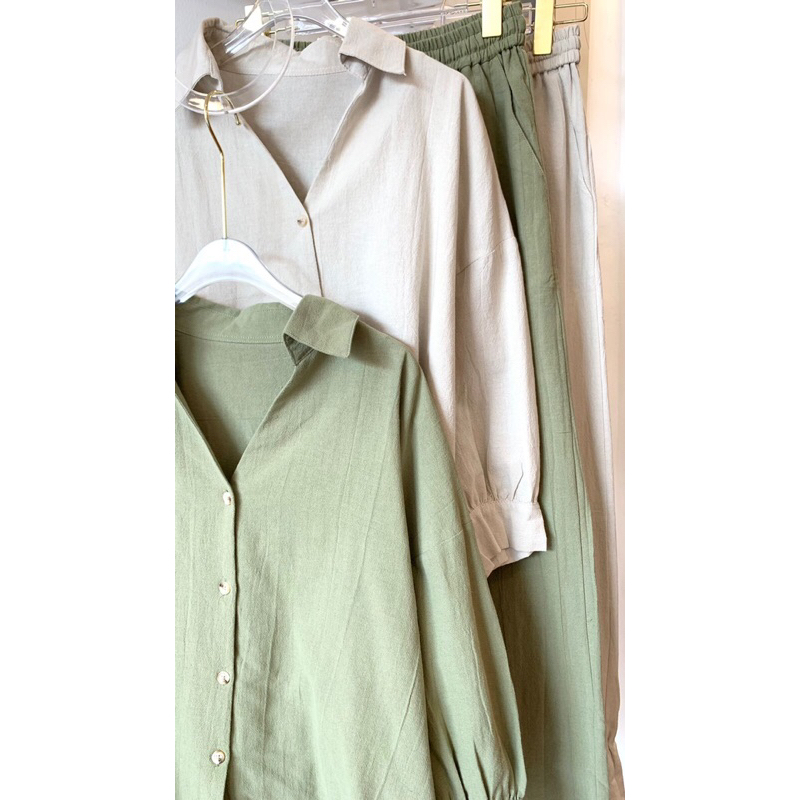 Kenzy Linen Set | Set Daily | Set Linen Korea