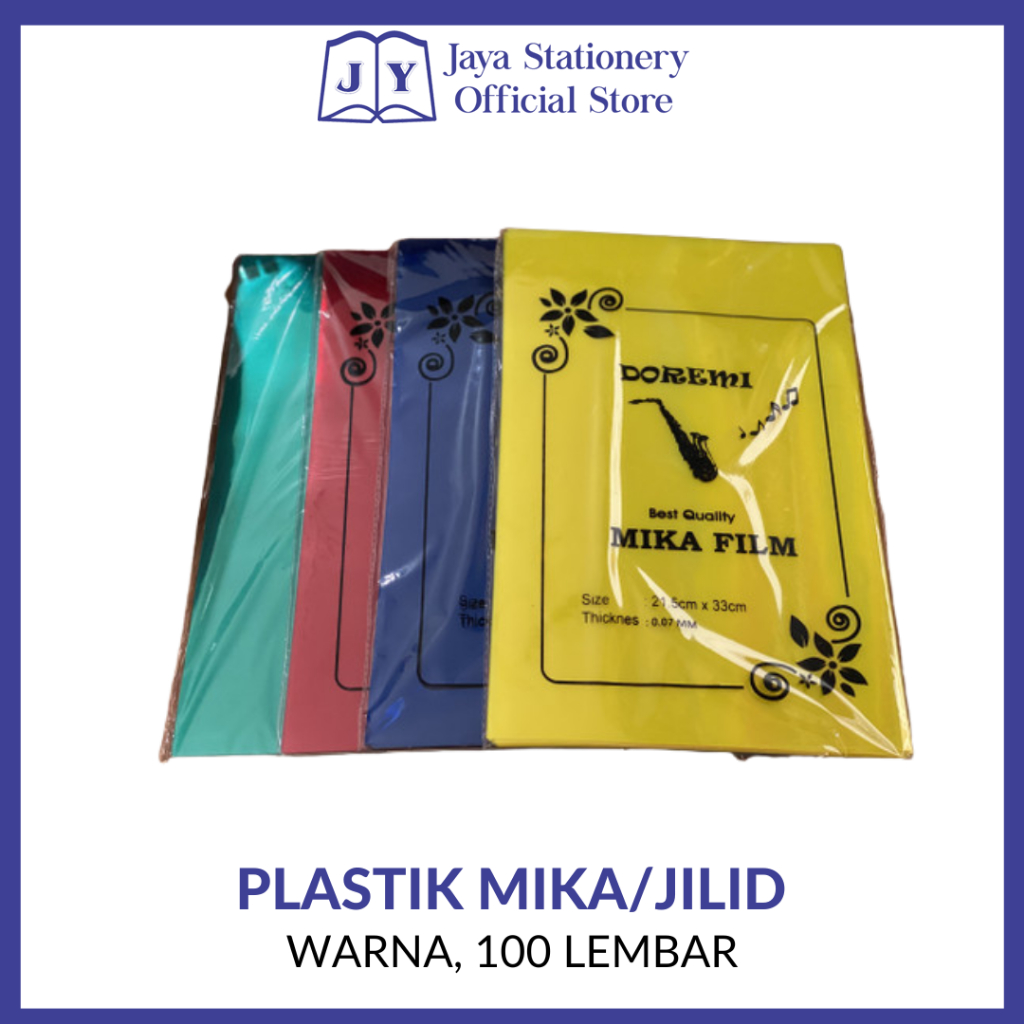 

[BISA COD] Plastik mika/jilid merk Doremi