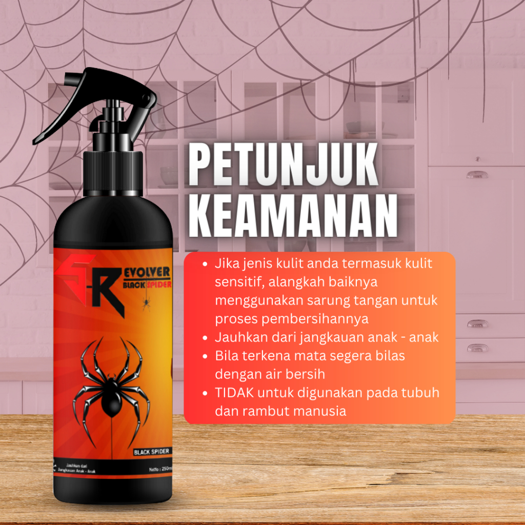 Descend Pembasmi Laba - Laba, Anti Laba Laba, Pengusir Laba Laba