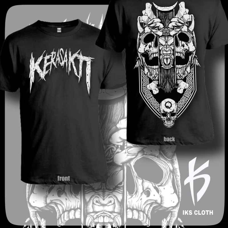 KAOS KERA SAKTI MODEL METAL
