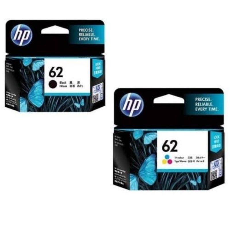 tinta cartridge hp 62 black &amp; 62 colour original for HP OFFICEJET 200,5740,5742,5744