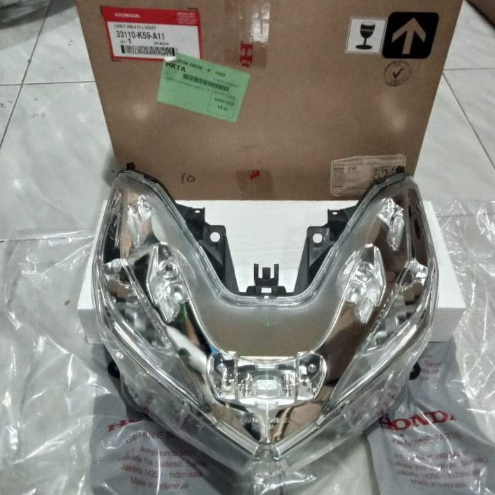Headlamp, Reflektor, Lampu Depan Honda Vario 125 LED K60, 150 K59 33110-K59-A11