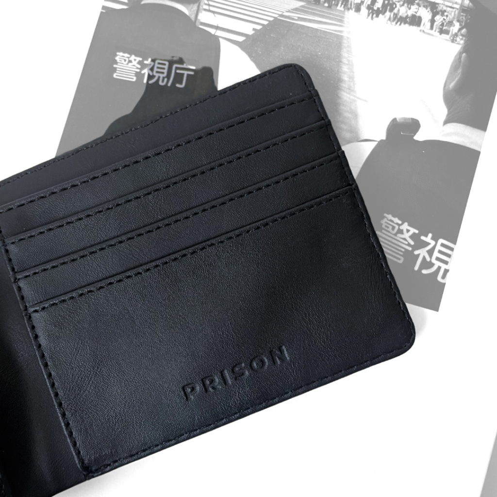 Prison Dompet Pria Original Dompet Lipat Pendek Kulit Sintetis | CLIF Bifold Wallet