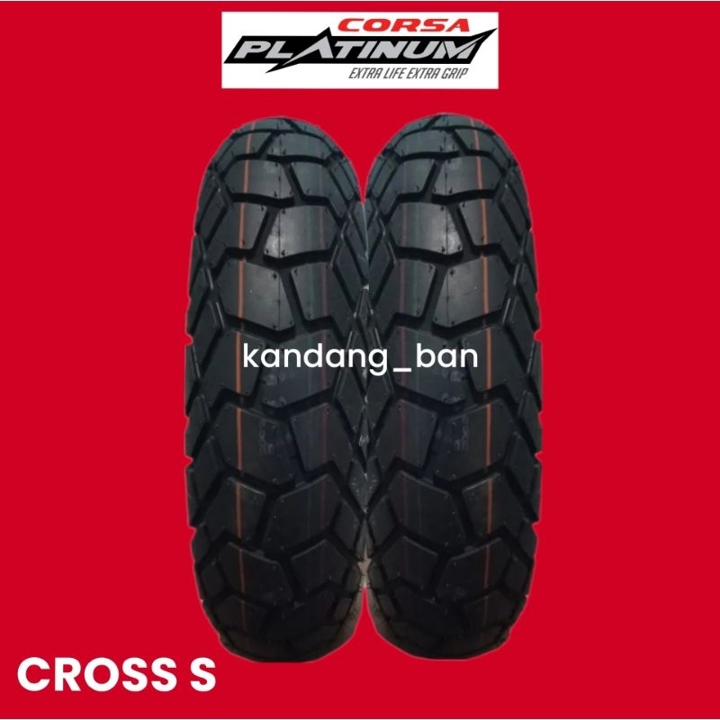 BAN TUBLES MATIC CORSA PLATINUM CROSS 90/90.14 ,BAN BARU  100% ORIGINAL, FREE PENTIL.