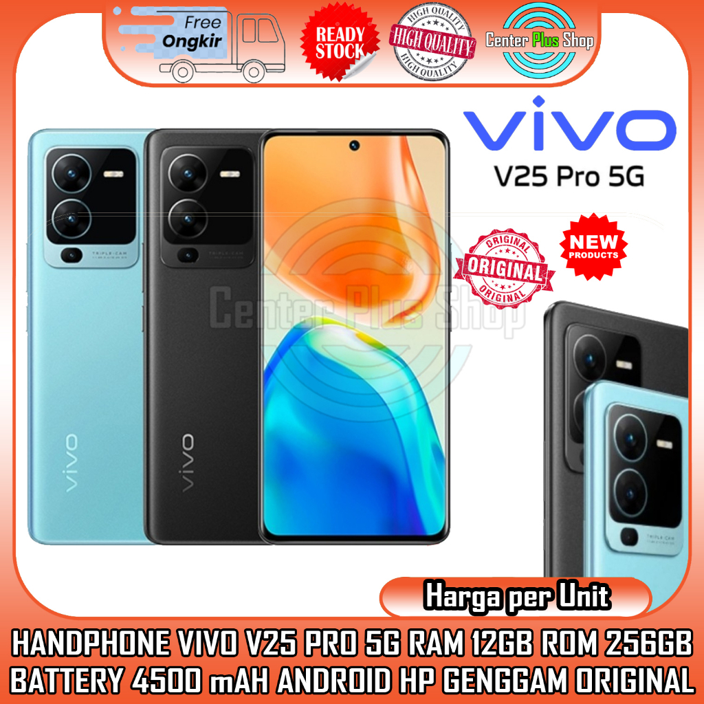 HANDPHONE VIVO V25 PRO 5G RAM 12 GB ROM 256GB BATTERY 4500 mAh BARU DIMENSITY 1300 44W PHONE CELL FA