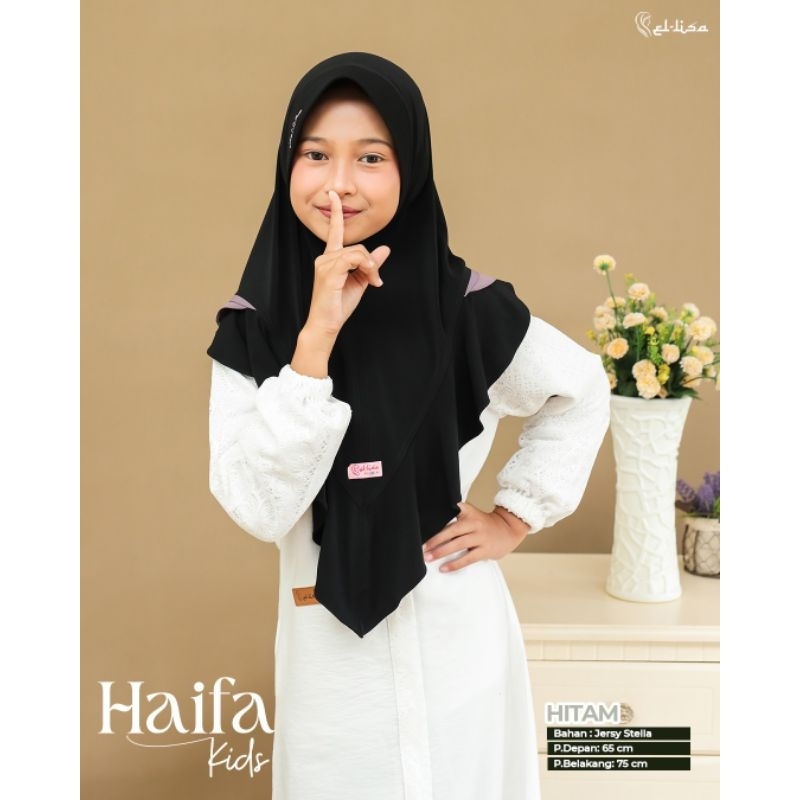 HIJAB JILBAB INSTAN ANAK TANGGUNG / BERGO HAIFA KIDS BY ELLISA