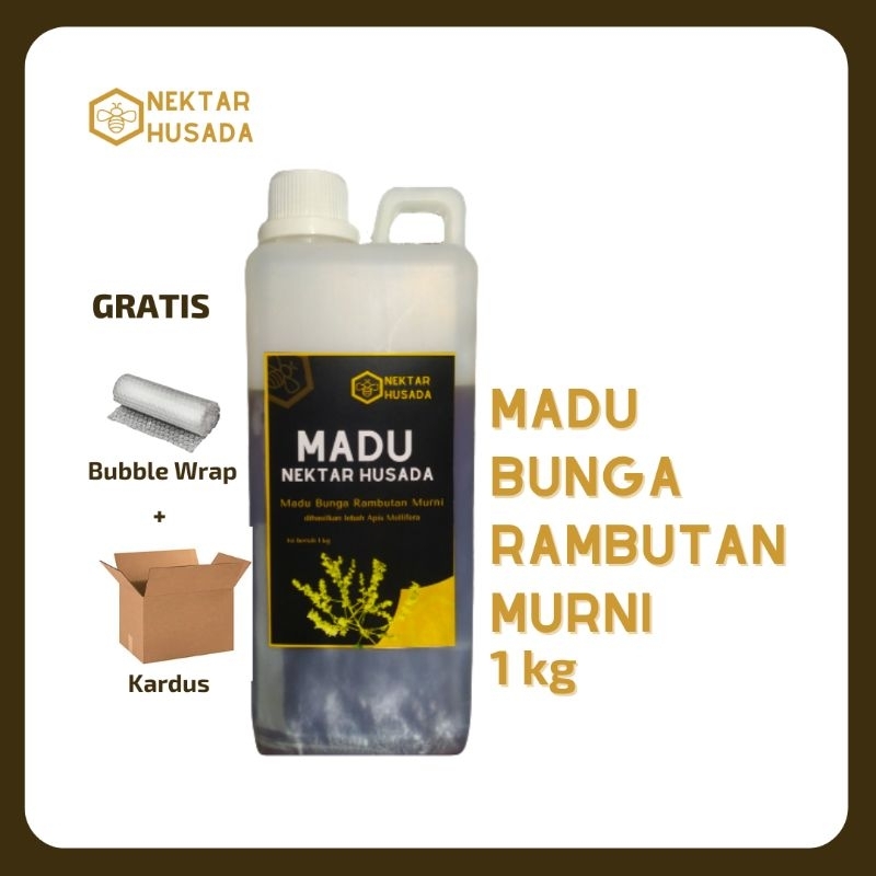 

Madu Bunga Rambutan Murni 1 kg | Madu Asli | NEKTAR HUSADA