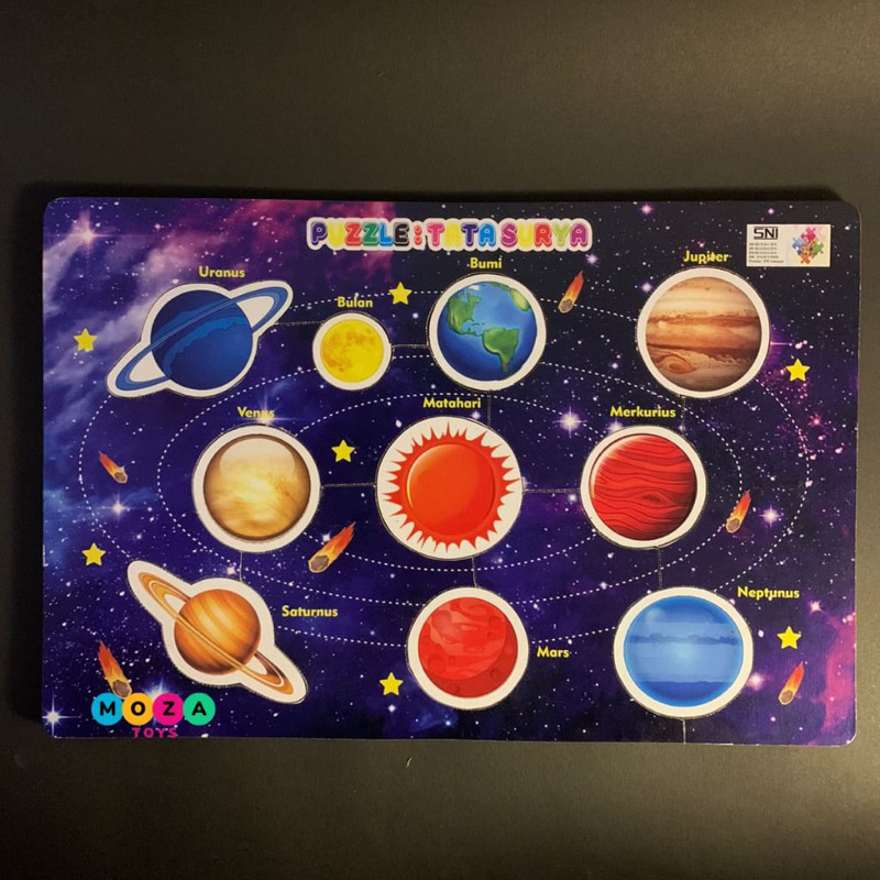 Mainan Edukasi Puzzle Tata Surya