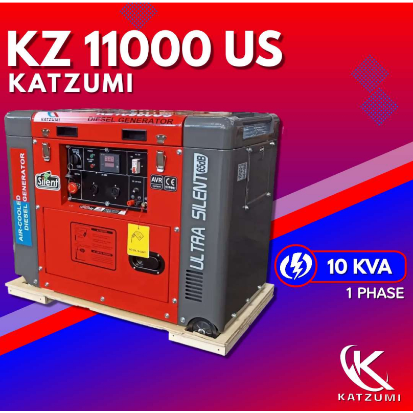 Genset 10 KVA Katzumi Silent Diesel