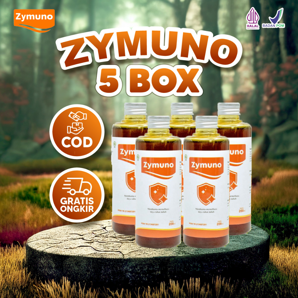 Madu Zymuno Original Bantu Atasi Kanker Benjolan Meningkatkan Daya Tahan Tubuh Paket 5 Box Isi 200ml