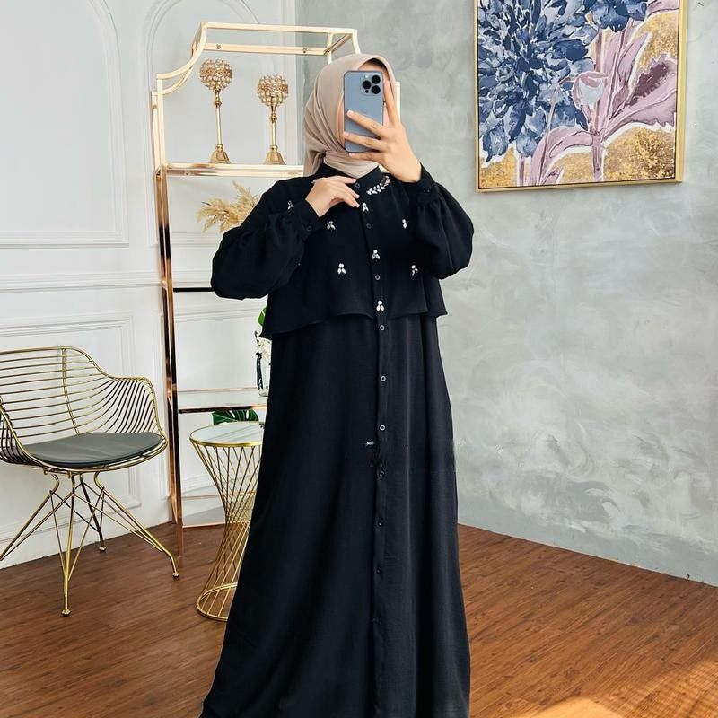 gamis dress aura maxi