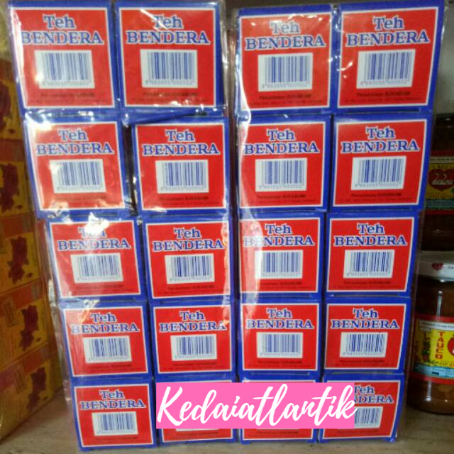 

Teh Bubuk Cap Bendera 1 Pack isi 10 kotak (500Gram)