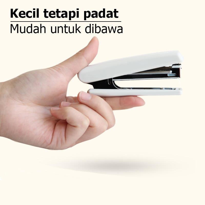 Deli Staples 15sheets Staples Tembak Steples Remover Dengan Staples Di Bagian Ekor Memegang 50 kodi Stapler E0221