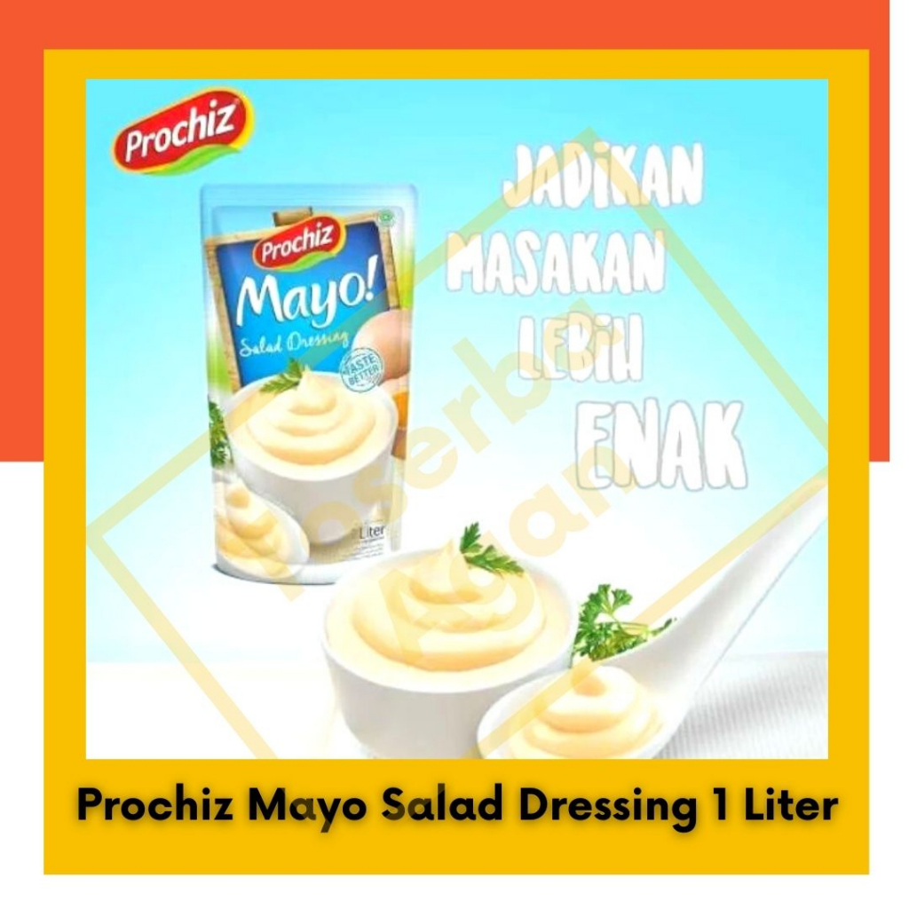 Prochiz Mayo Salad Dressing 1 Liter / Mayonaise Prochiz / Mayonais 1 kg Mayones