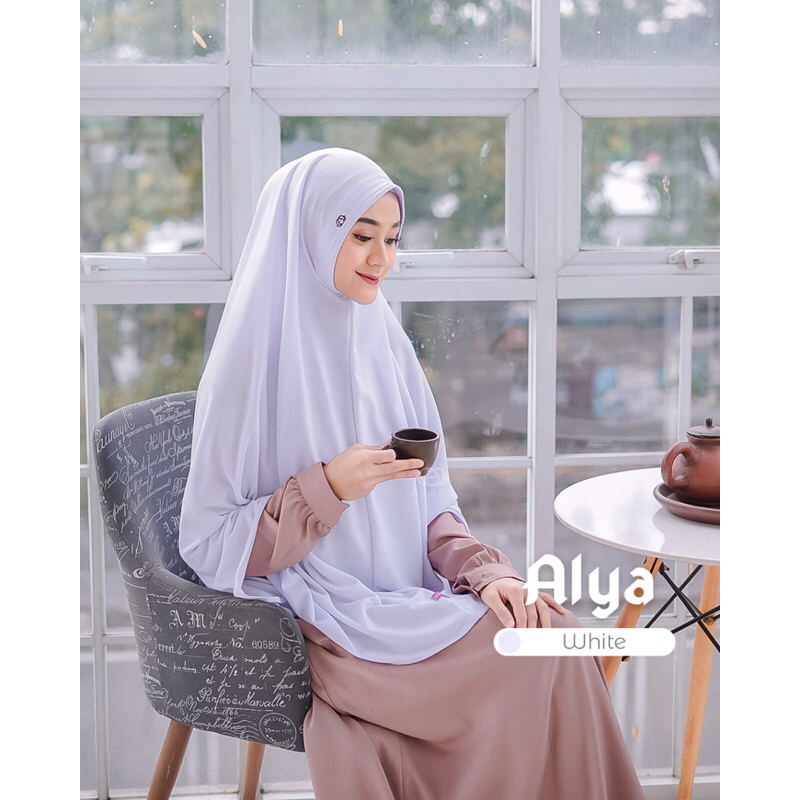 Khimar Alya L  _Bergo no Pet Hijab instan By Arafah Hijab