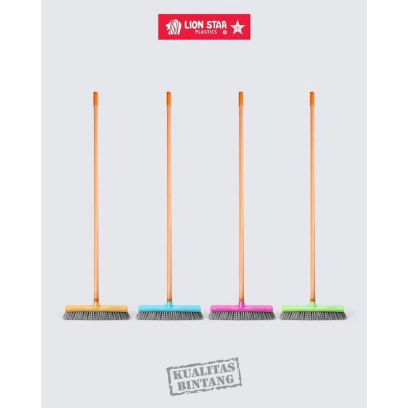 LION STAR - SIKAT LANTAI KAMAR MANDI / SIKAT DORONG GAGANG PANJANG