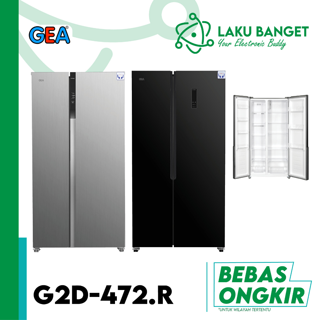 GEA Kulkas 2 Pintu G2D-472.R