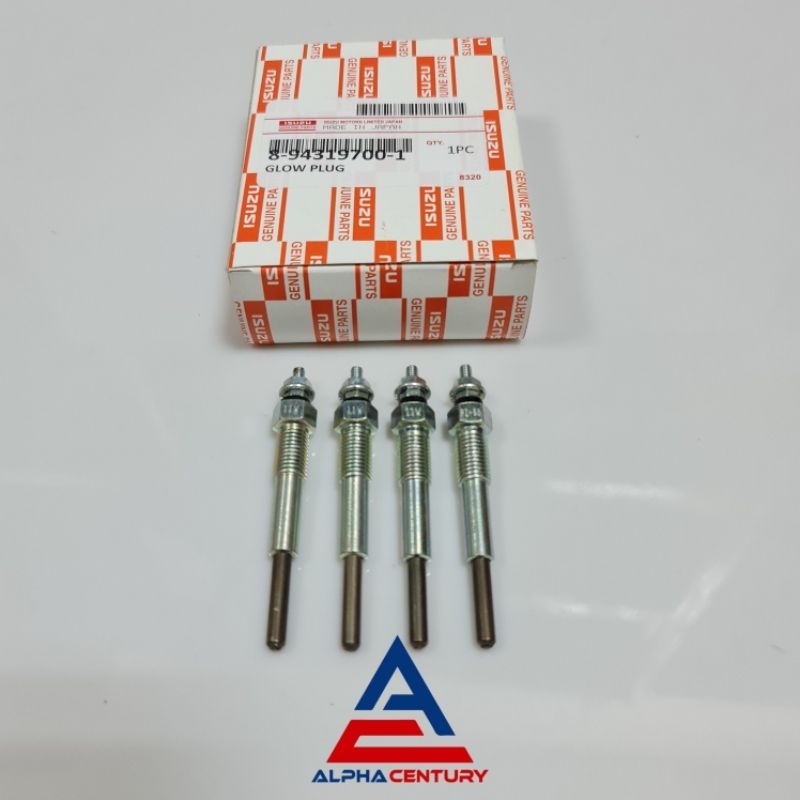 BUSI PEMANAS GLOWPLUG PHANTER 11V 4PCS GARANSI