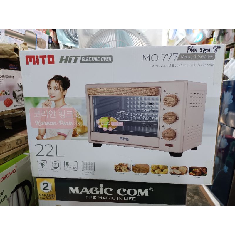 OVEN MITO MO 777 HIT - OVEN MITO 22 LITER - PEMANGGANG MITO 22 LITER - OVEN LISTRIK MITO 22 LITER - 