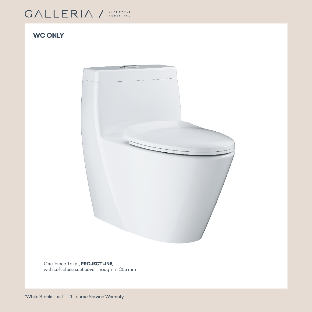Grohe WC W.Cistern One-piece Dual Flush Toilet 39316000 / Grohe Kloset