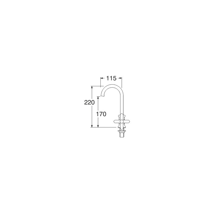 san ei A56JP original kran meja dapur sink swinging sink tap A 56 JP