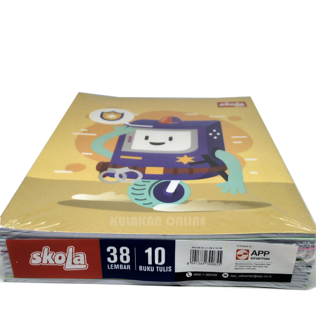 

BUKU TULIS SKOLA 38 / 58 LEMBAR (10pcs)