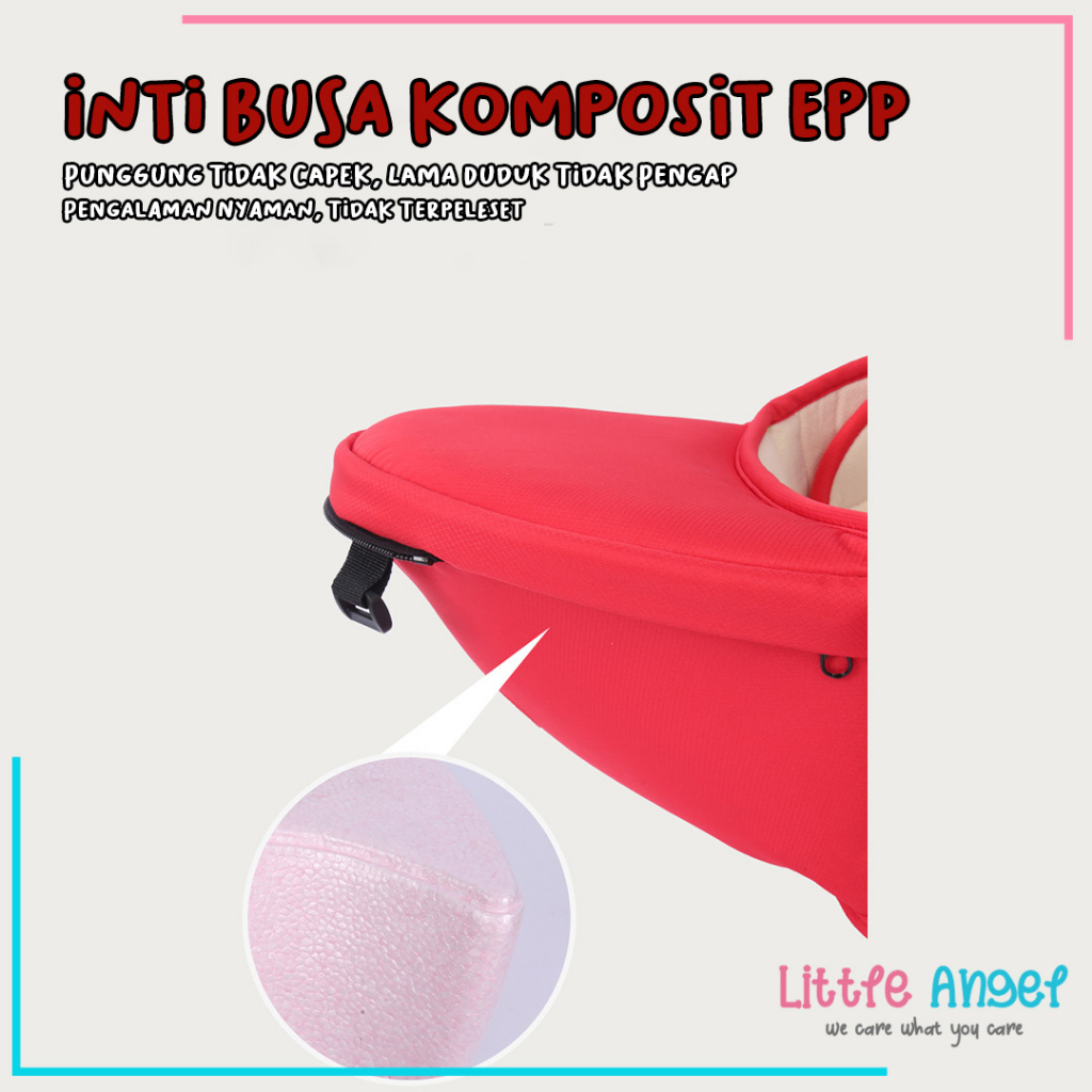 Gendongan Bayi Hipseat 5 in 1 Instan Gendongan Duduk Depan Belakang Samping Multifungsi Baby Carrier NewBorn Ransel Perlengkapan Peralatan Bayi