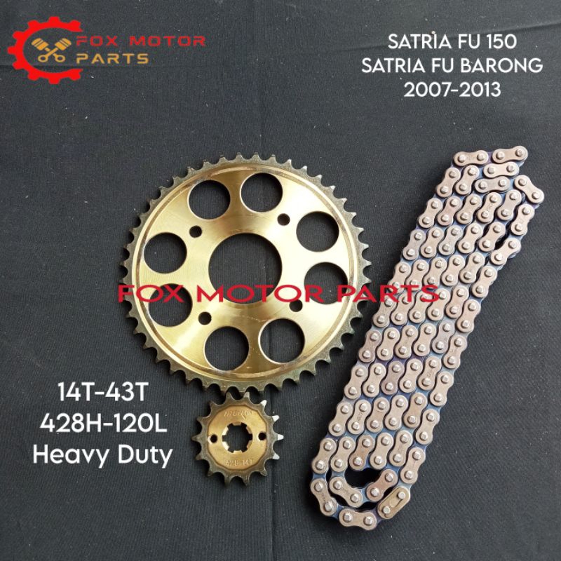 GEAR GIR SET GEAR GIR PAKET SATRIA FIU 150 SATRIA FU 150 BARONG / GEAR PAKET SATRIA FU BARONG / GIR 