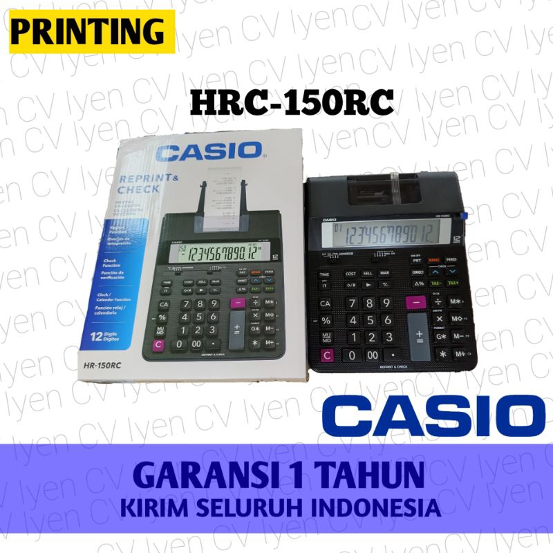 

Kalkulator Printing Casio HR-150RC / Casio HR 150RC / casio hr 150rc / kalkulator Casio print