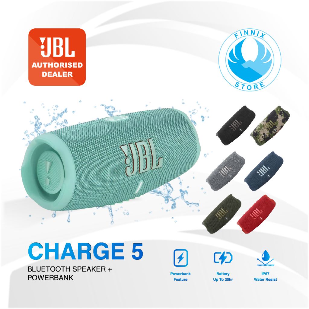 JBL Charge 5 Wireless Bluetooth Speaker Portable - Garansi Resmi