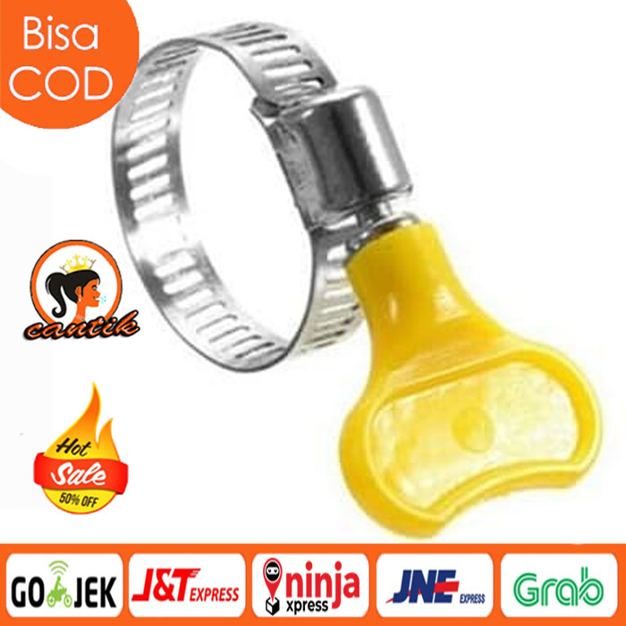 HC Klem Selang Kuping Besi / Klem Gas LPG / Air / Klem Gas Anti Bocor / Iron Hose Clamp with Handle