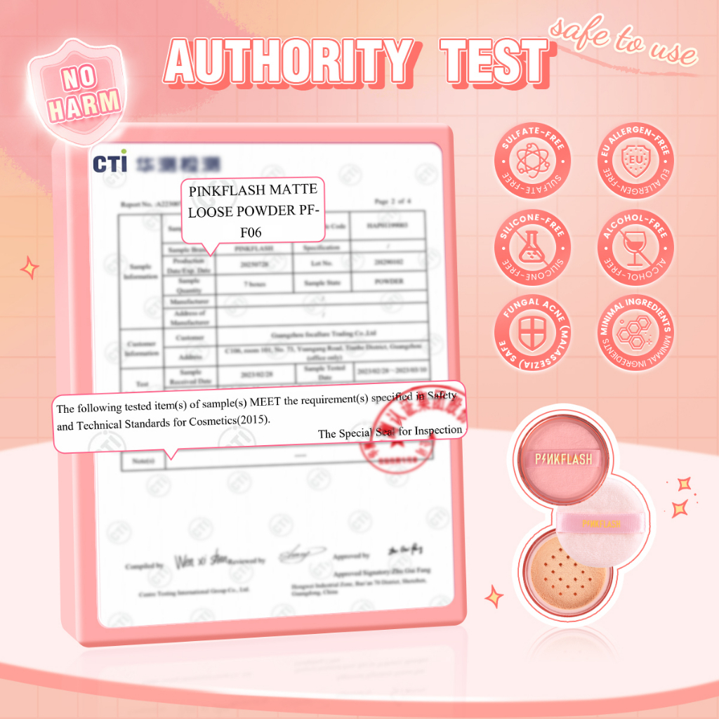 PINKFLASH # OhMyself Loose powder Matte Translucent Oil-control Setting Powder 3 Colors