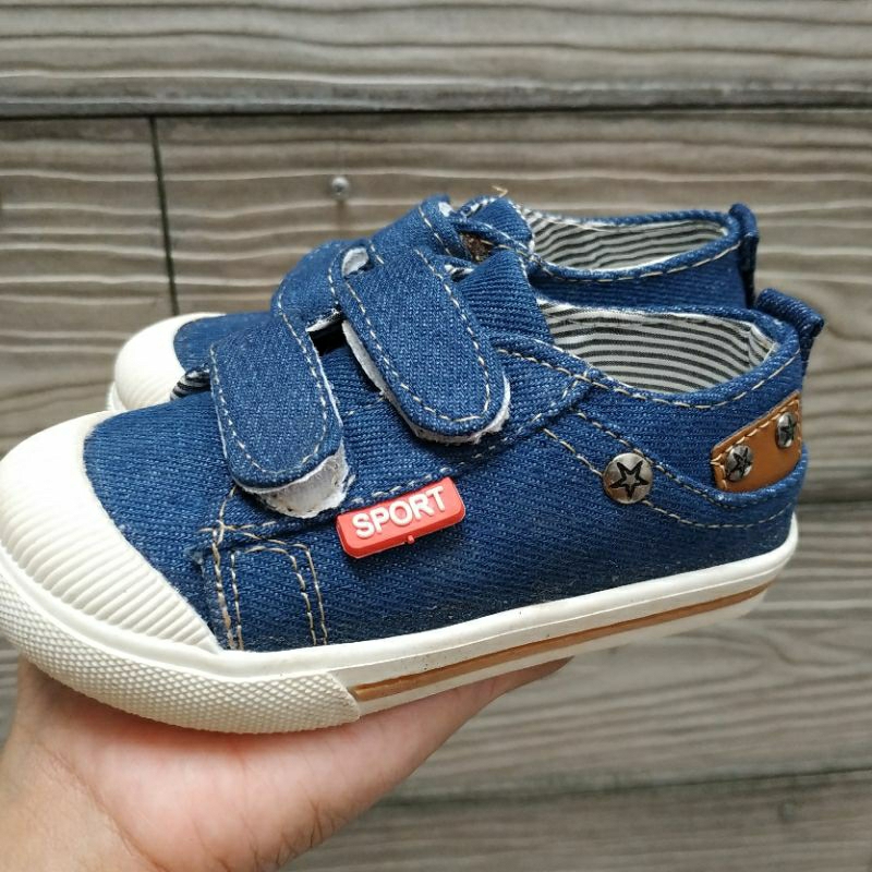 SALE JUAL RUGI KMS5 Navy 23 STOK LAMA Titipan Toko Sepatu Anak