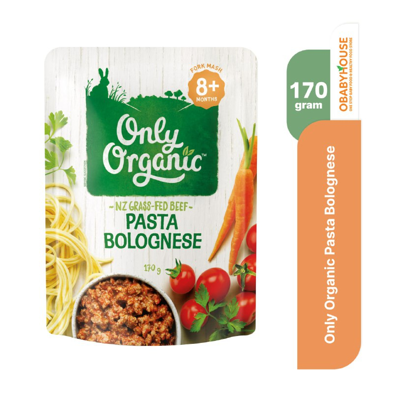 Only Organic Pasta Bolognese 8+ Months 170g