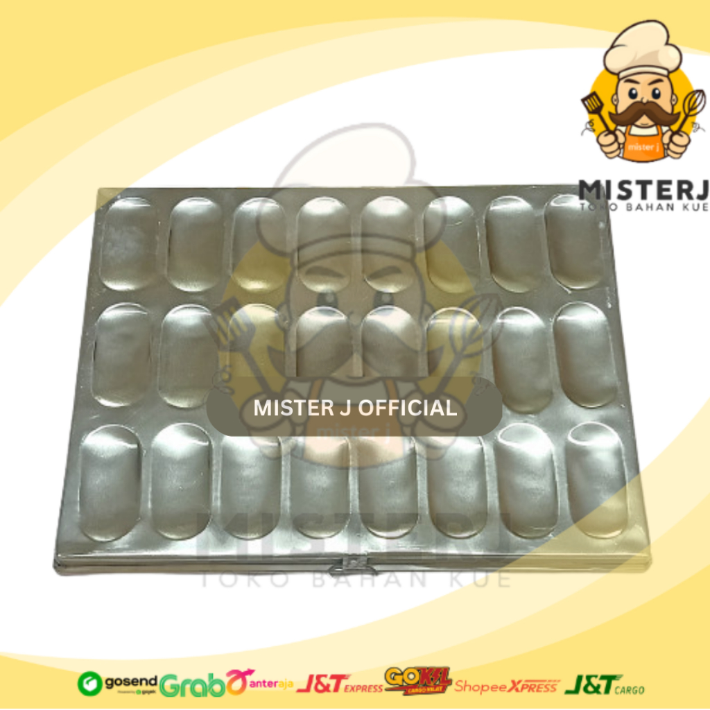 Cetakan Lidah Kucing Isi 24 | Cetakan Kue Kering Lidah Kucing